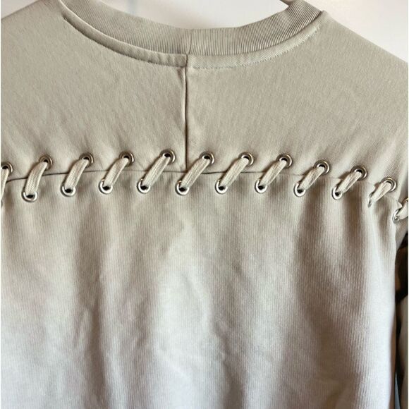 AllSaints Yara Laced Long Sleeve Sweatshirt Top Size S - Picture 10 of 16